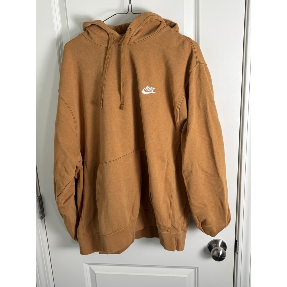 Nike Men's Pullover Hoodie Sweatshirt Size XLarge/ Orange/Rust.